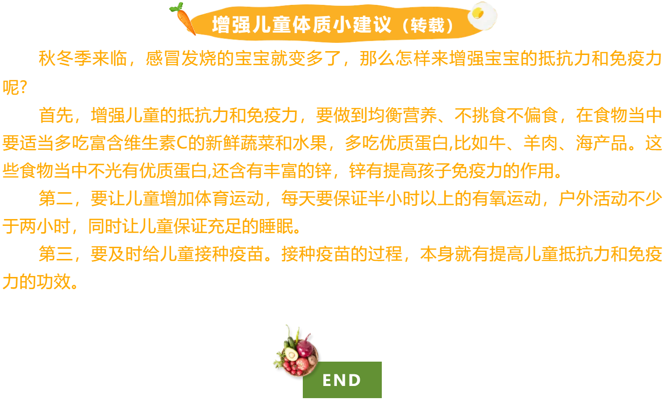 【美味·时刻】东山中心园每周食谱播报